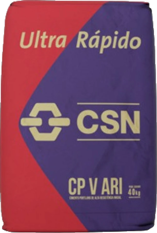 Saco de Cimento CSN CP V ARI, ultra rápido